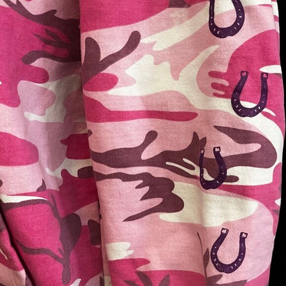 WTDTX Camouflage‎ Equestrian Hoof Life “ Giddy Up” Full Zip Hoodie - Picture 8 of 10